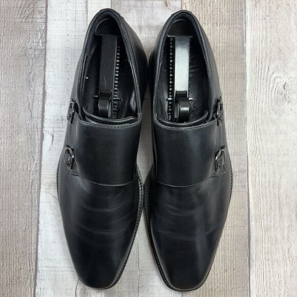 Ecco Vitrus Mondial Monk Strap Men\'s US 8 - 8.5 EU 42 Dress Shoes Leather Black main image 2